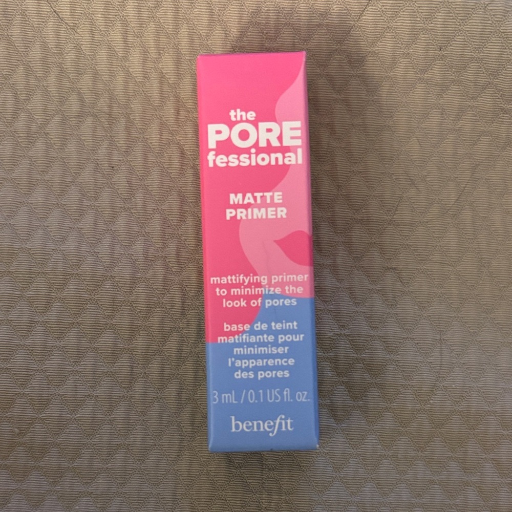 Benefit POREfessional Matte Primer in Pink and Blue